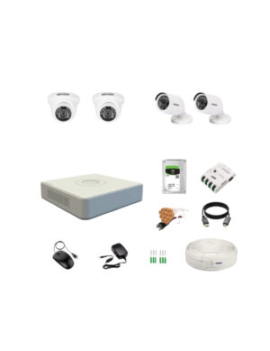 Hikvision - HD (2MP)- 4 Camera Set